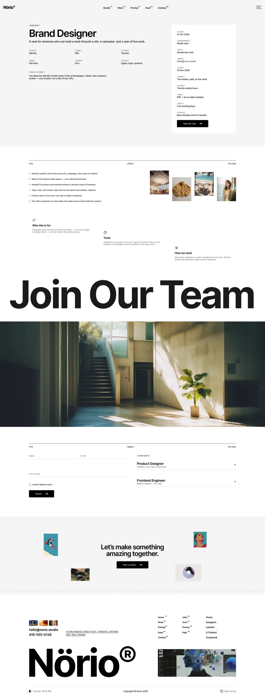 Job Details preview